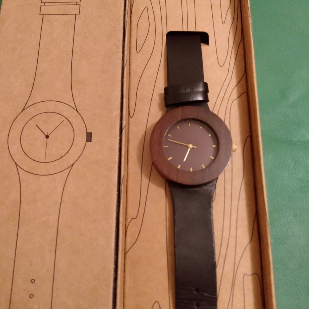 analog Wooden Watch